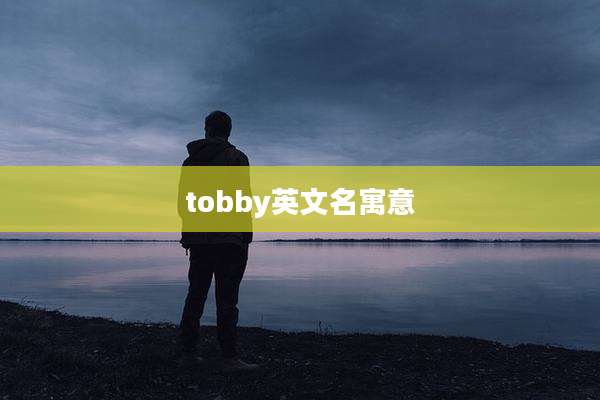tobby英文名寓意