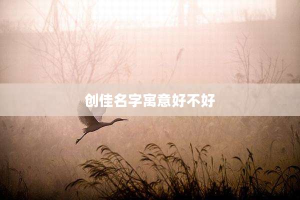 创佳名字寓意好不好