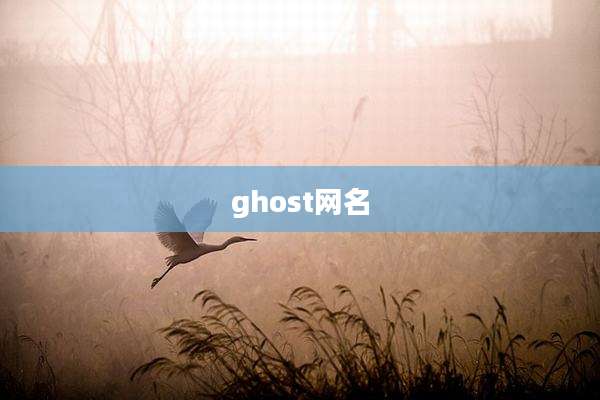 ghost网名