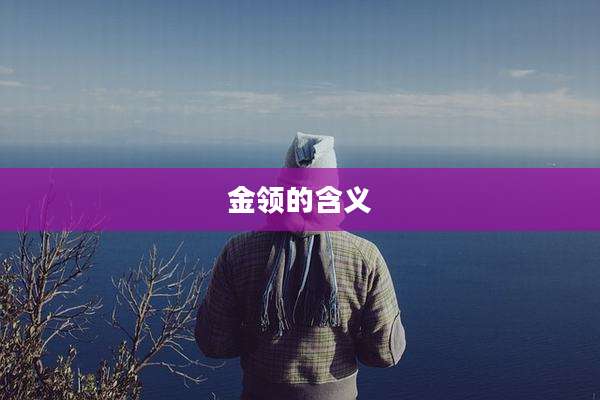 金领的含义