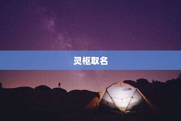 灵枢取名