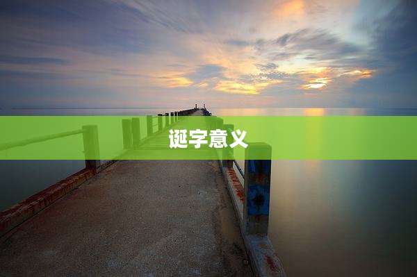 诞字意义