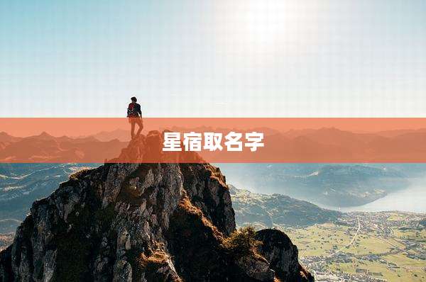 星宿取名字