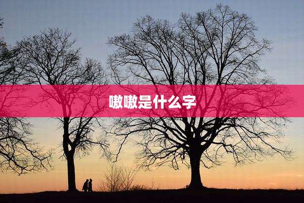嗷嗷是什么字