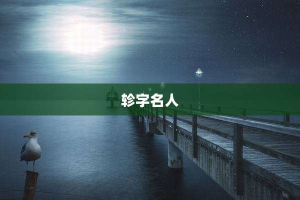 轸字名人