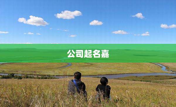 公司起名嘉
