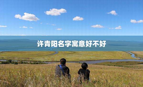 许青阳名字寓意好不好