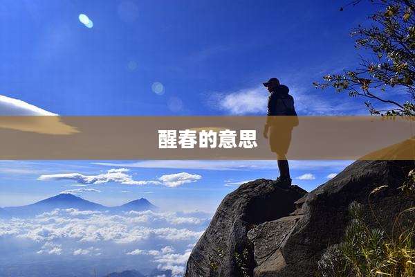 醒春的意思