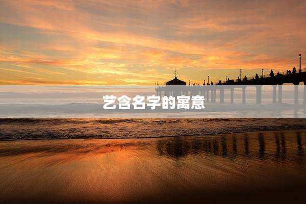 艺含名字的寓意