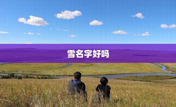 雪名字好吗