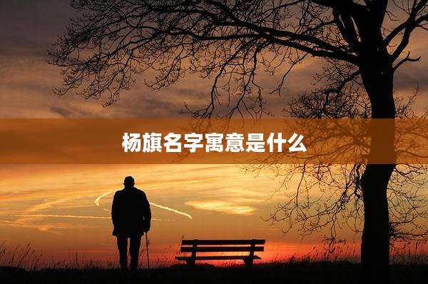 杨旗名字寓意是什么