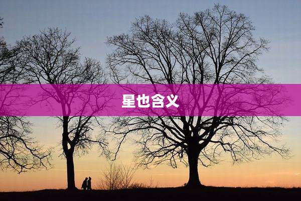 星也含义