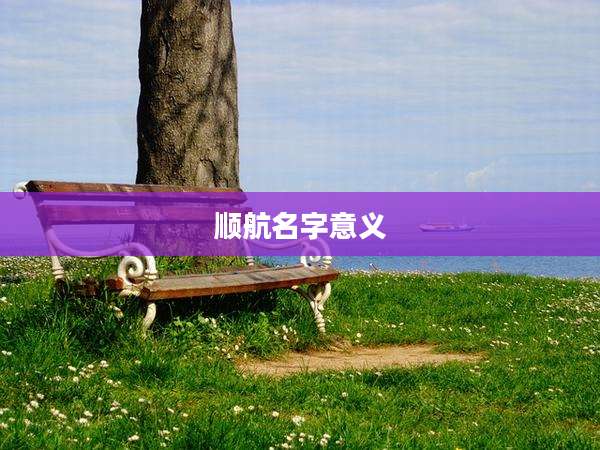 顺航名字意义