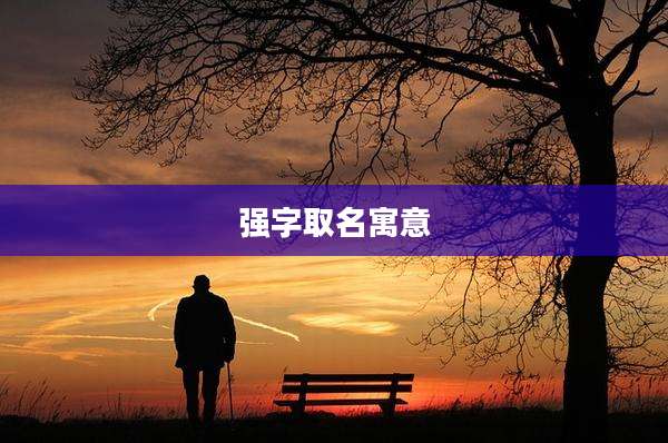 强字取名寓意