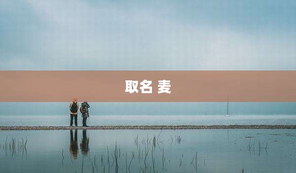 取名 麦