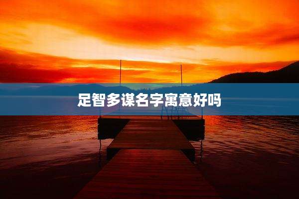 足智多谋名字寓意好吗