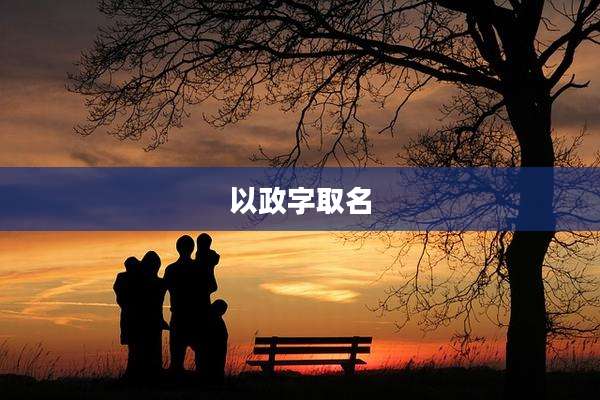 以政字取名