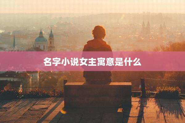 名字小说女主寓意是什么