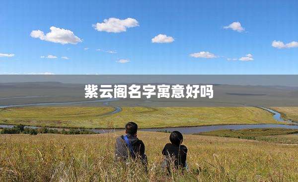 紫云阁名字寓意好吗