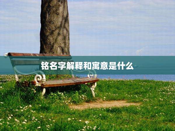 铭名字解释和寓意是什么