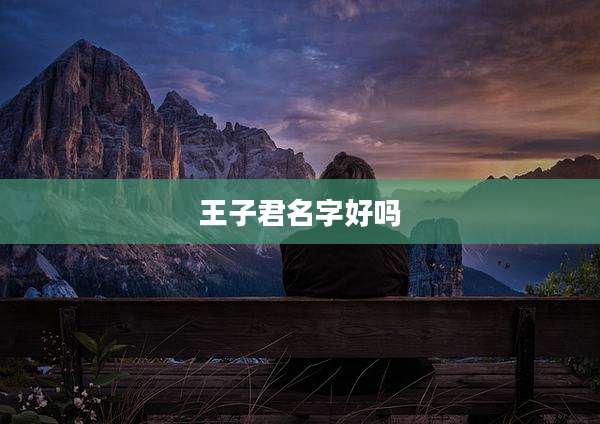 王子君名字好吗