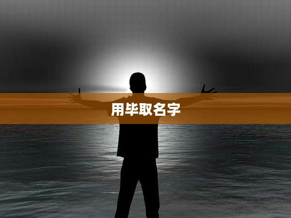 用毕取名字