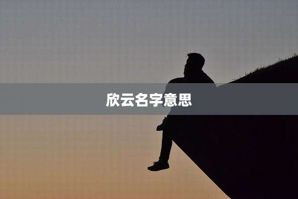 欣云名字意思