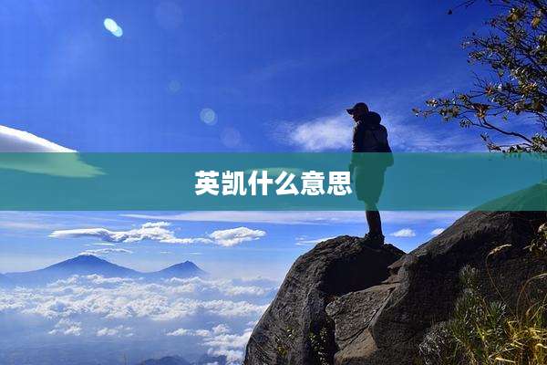 英凯什么意思