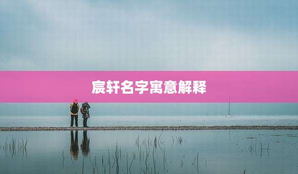 宸轩名字寓意解释