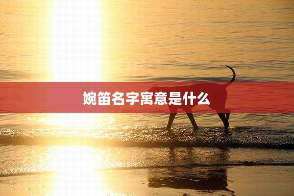 婉笛名字寓意是什么