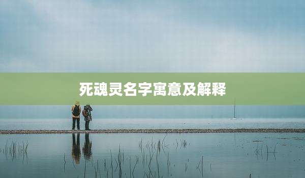 死魂灵名字寓意及解释