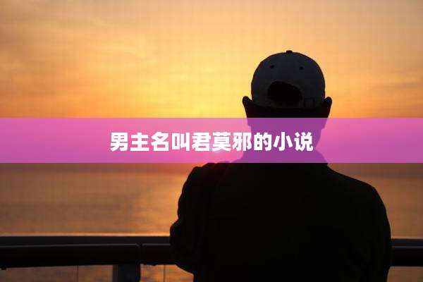 男主名叫君莫邪的小说
