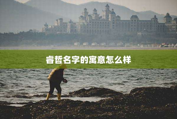 睿哲名字的寓意怎么样