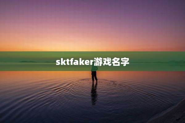 sktfaker游戏名字