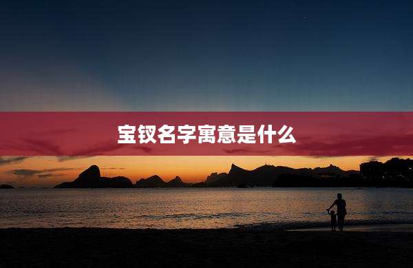 宝钗名字寓意是什么