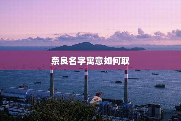 奈良名字寓意如何取