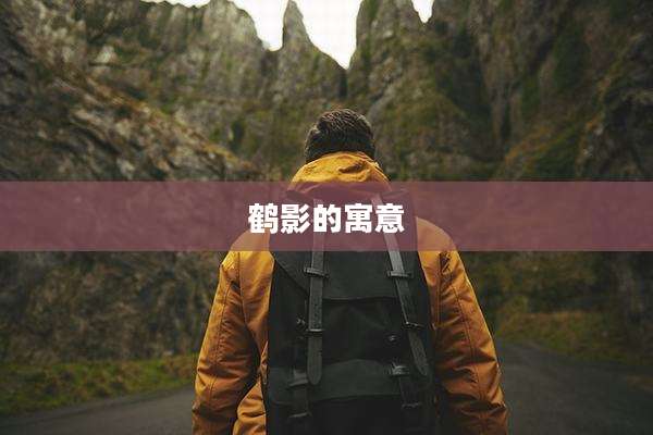 鹤影的寓意