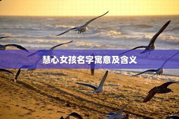 慧心女孩名字寓意及含义