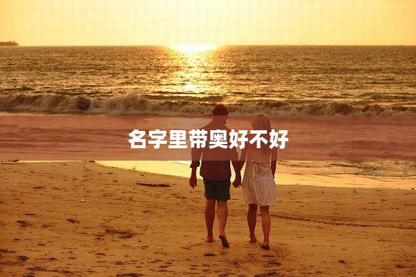 名字里带奥好不好