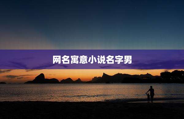 网名寓意小说名字男
