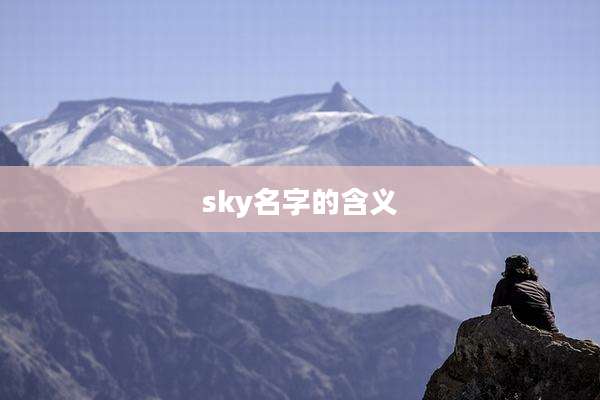 sky名字的含义