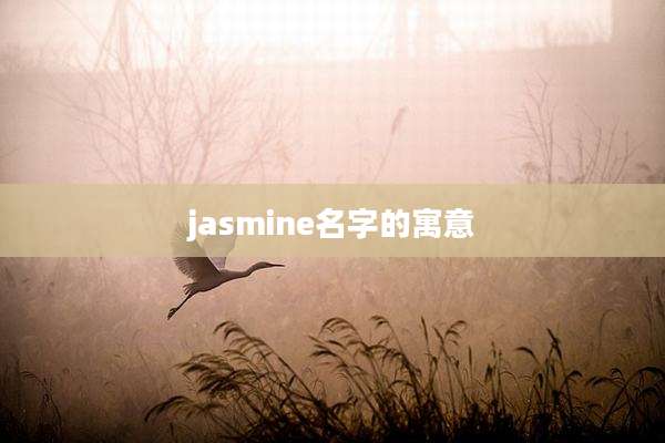 jasmine名字的寓意