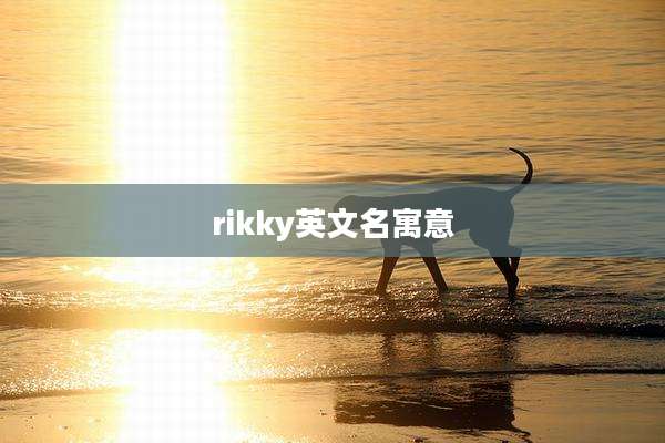 rikky英文名寓意