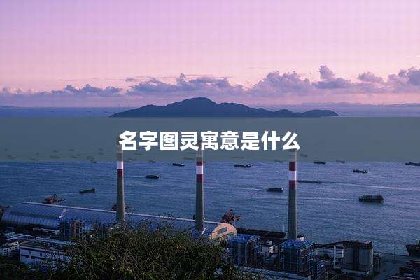 名字图灵寓意是什么