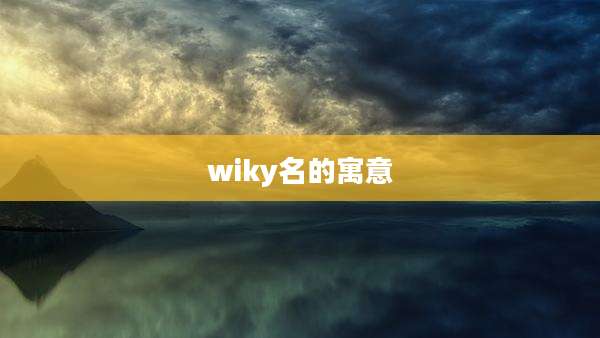 wiky名的寓意