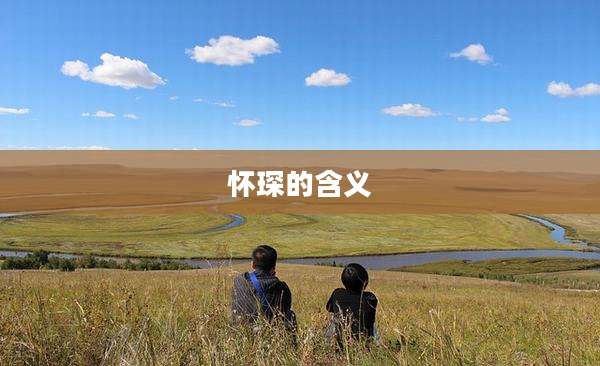 怀琛的含义