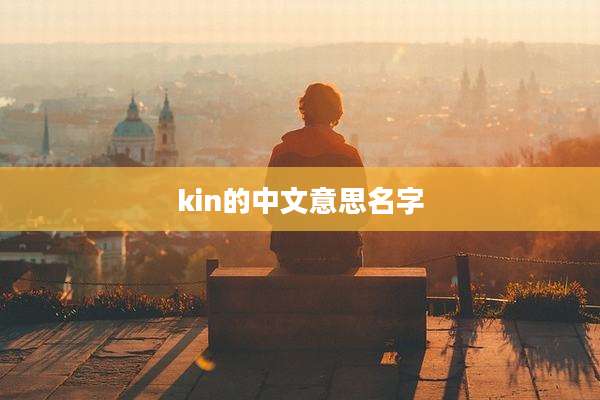 kin的中文意思名字