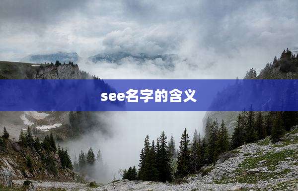 see名字的含义