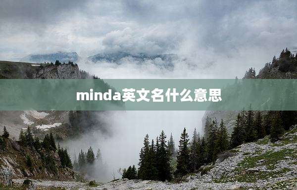 minda英文名什么意思