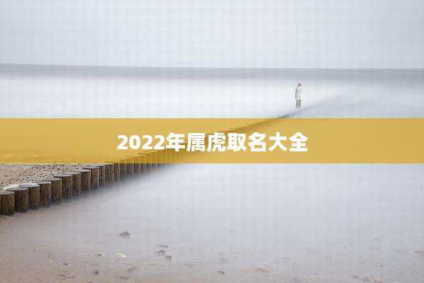 2022年属虎取名大全